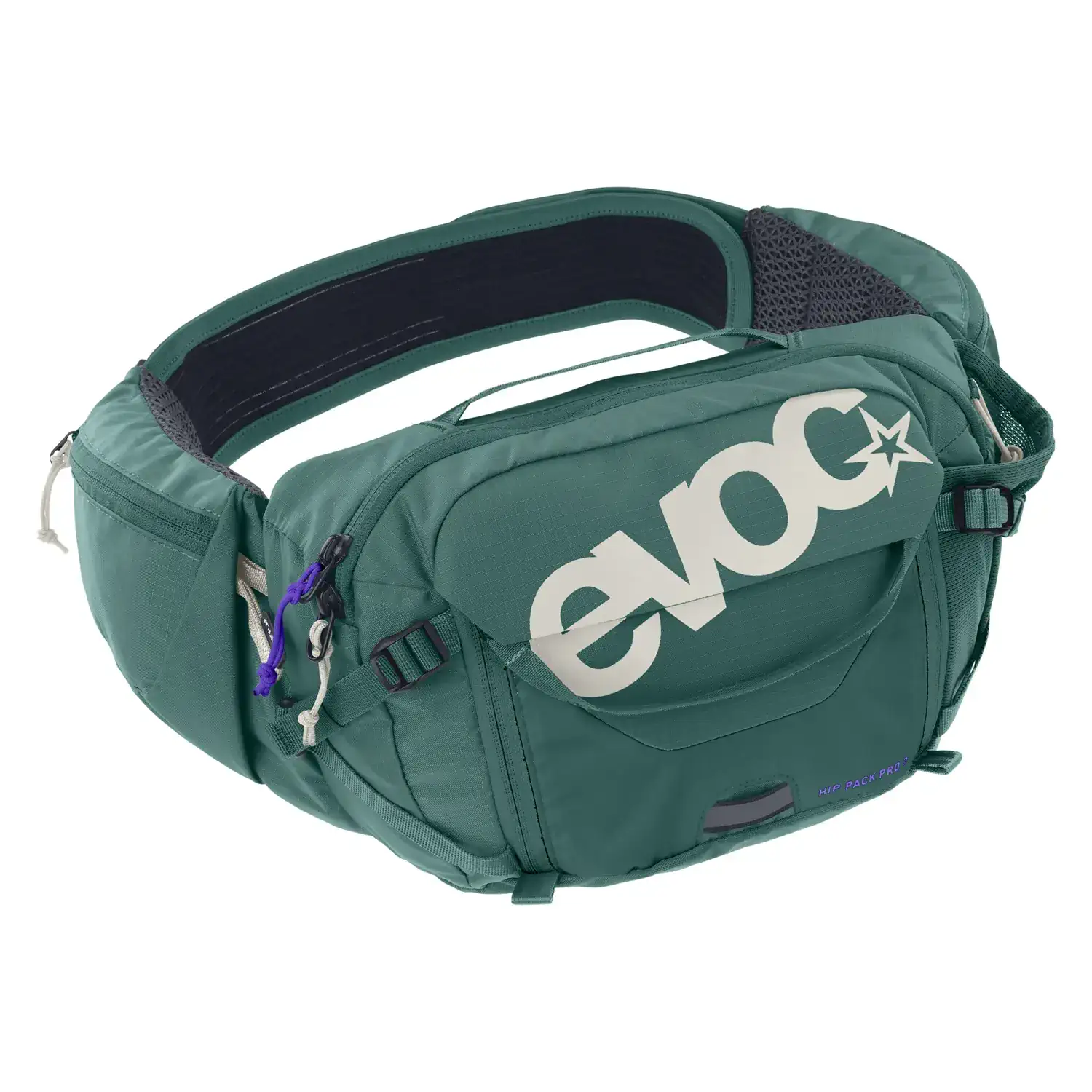 Nerka rowerowa Evoc Hip Pack Pro 3L + Bukłak Hip Pack Bladder 1,5L bottle green